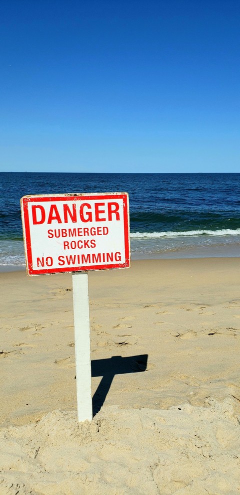 the sign