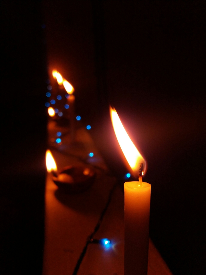 Candel flame light