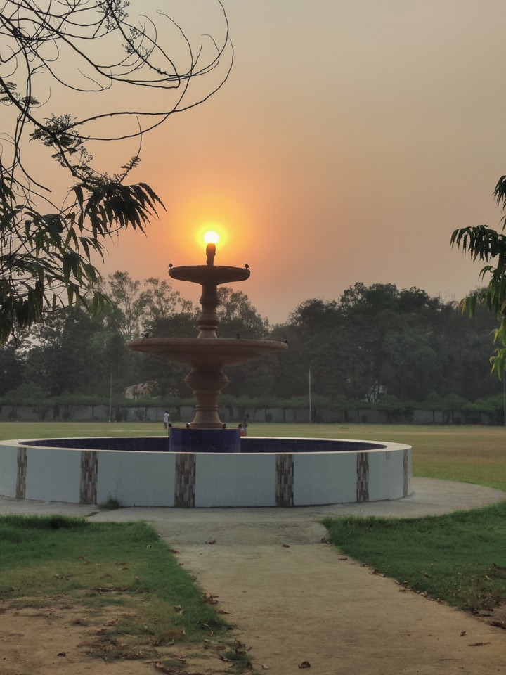 sunset,Lucknow UP,Infia