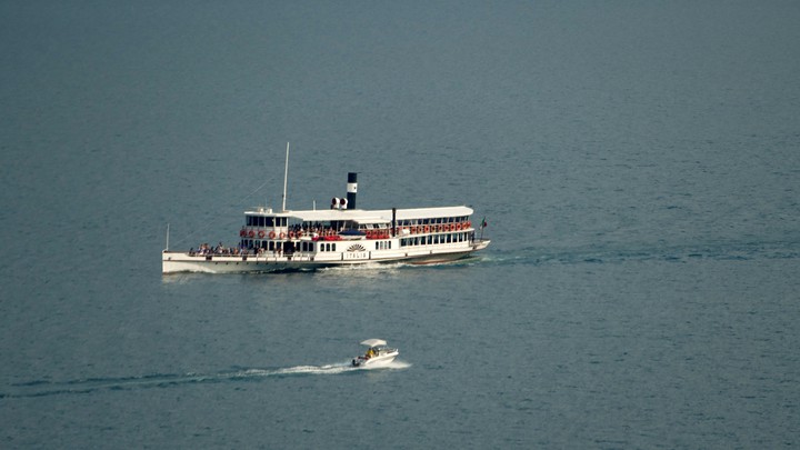 Dampfschiff auf dem Gardasee