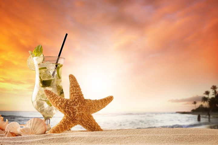 Starfish with mojito