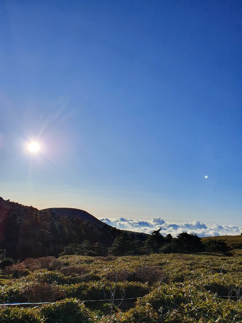 sky with mountain