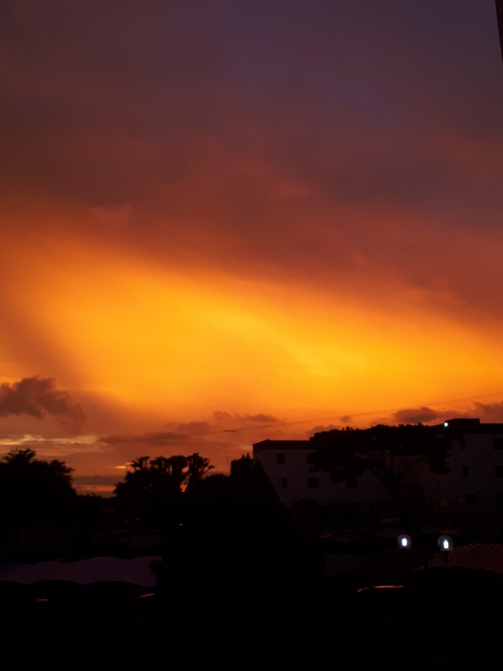 céu lindo.