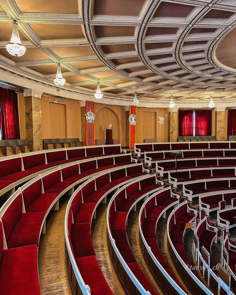 шпалери hardwood, Theater