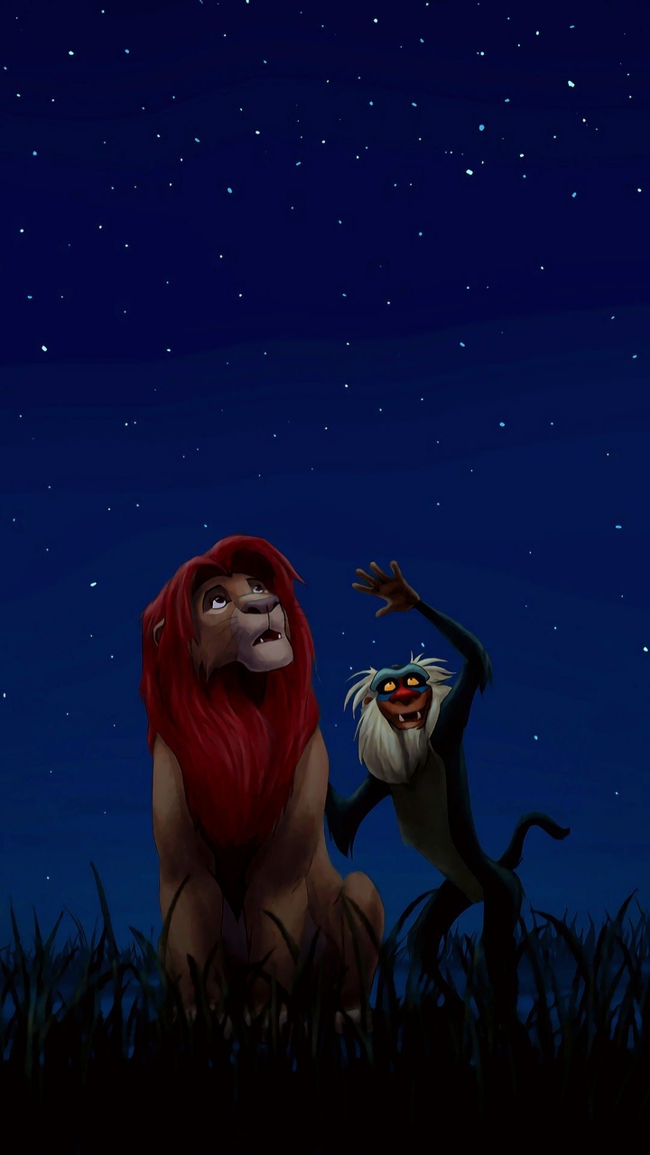 Simba and Rafiki