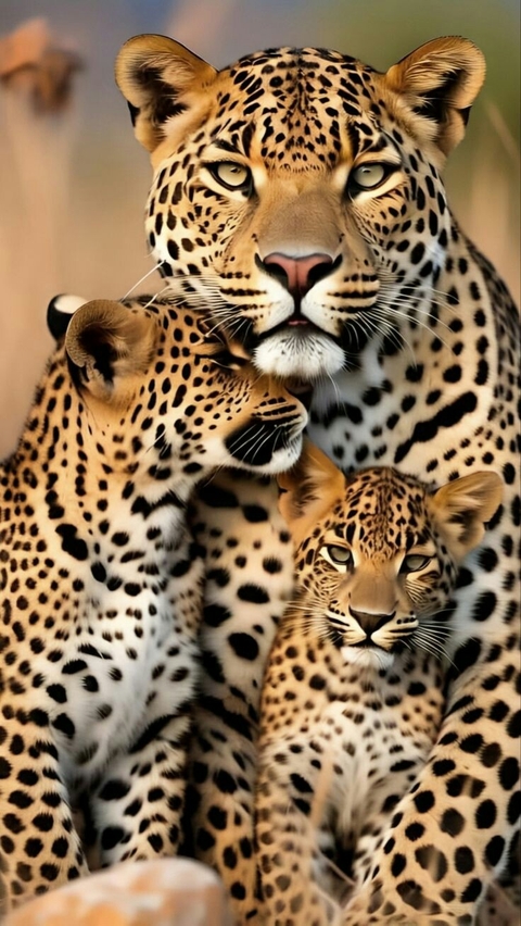 тапети Leopard, snout