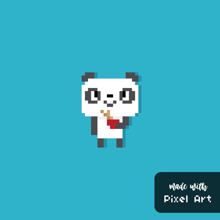 Pixelated Panda