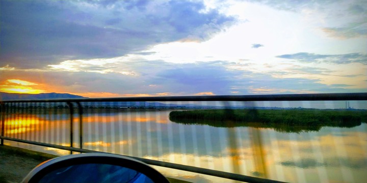 the sunset