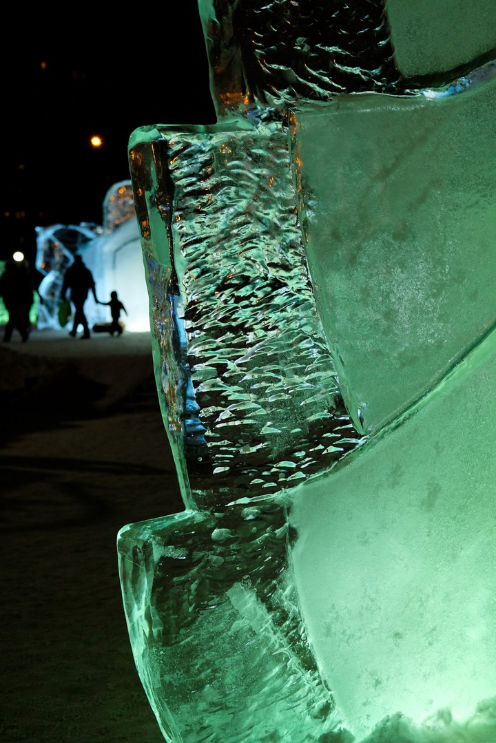Colored ice