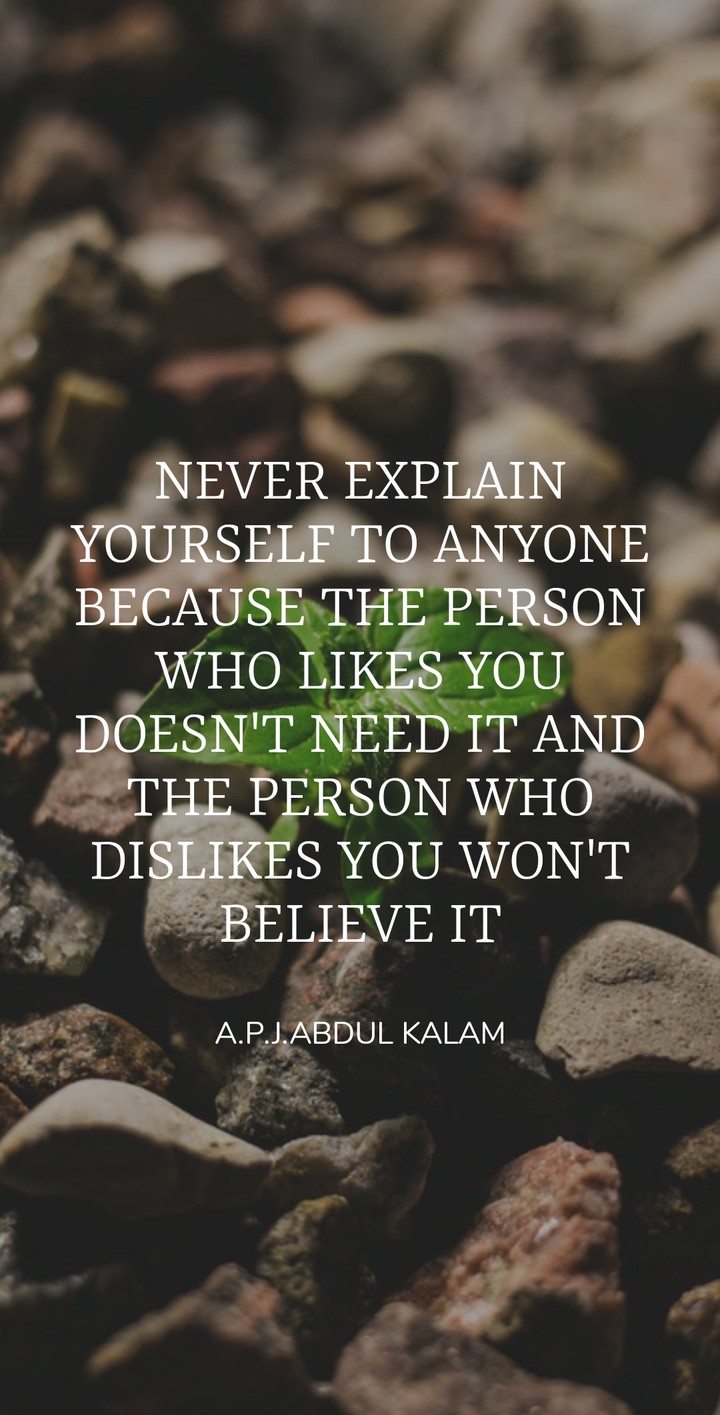 CHARACTER EXPLAIN EVERYTHING