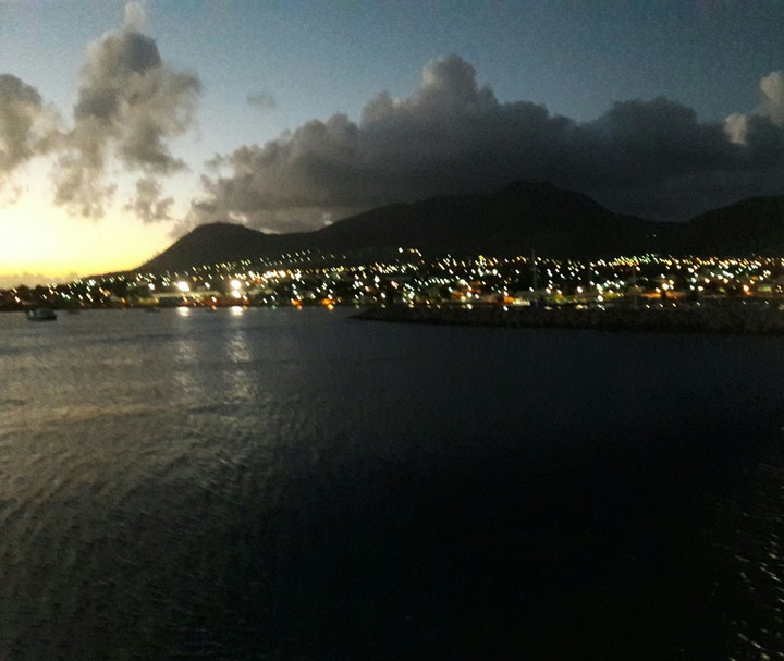 St Kitts at night
