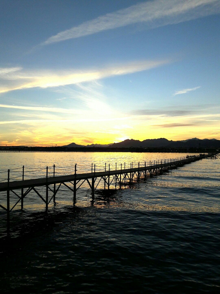 Sunset on the beach...perfect view