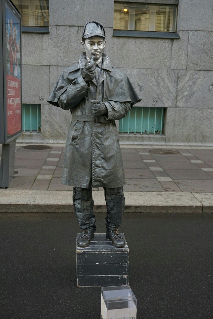 Bronze man