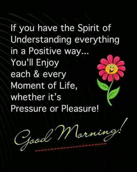 good morning