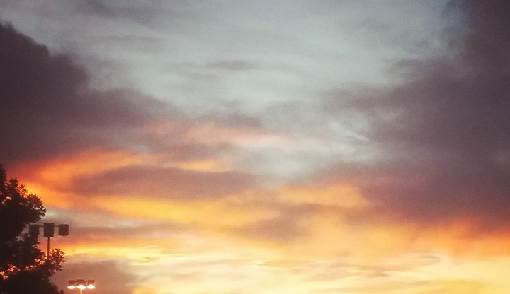 early morning sunrise