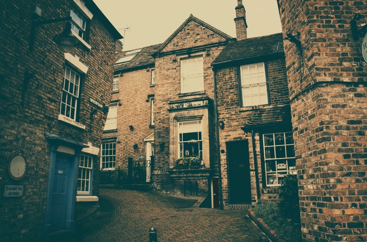 hillside village