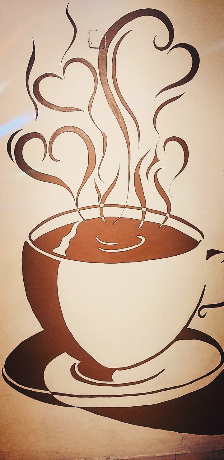 A big cup of coffee