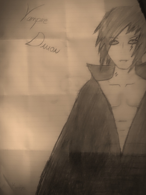 vampire damon (my drawing)