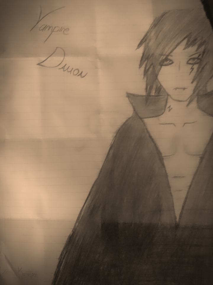 vampire damon (my drawing)