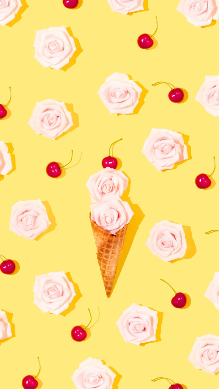 helado rosa