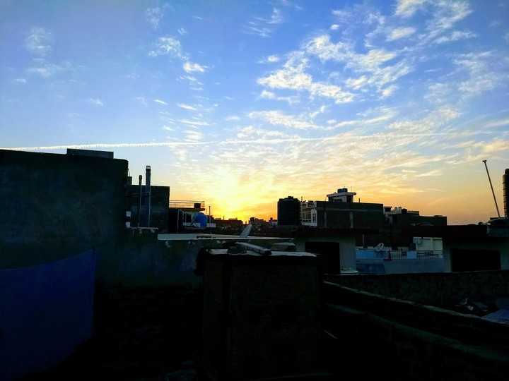 red sunset