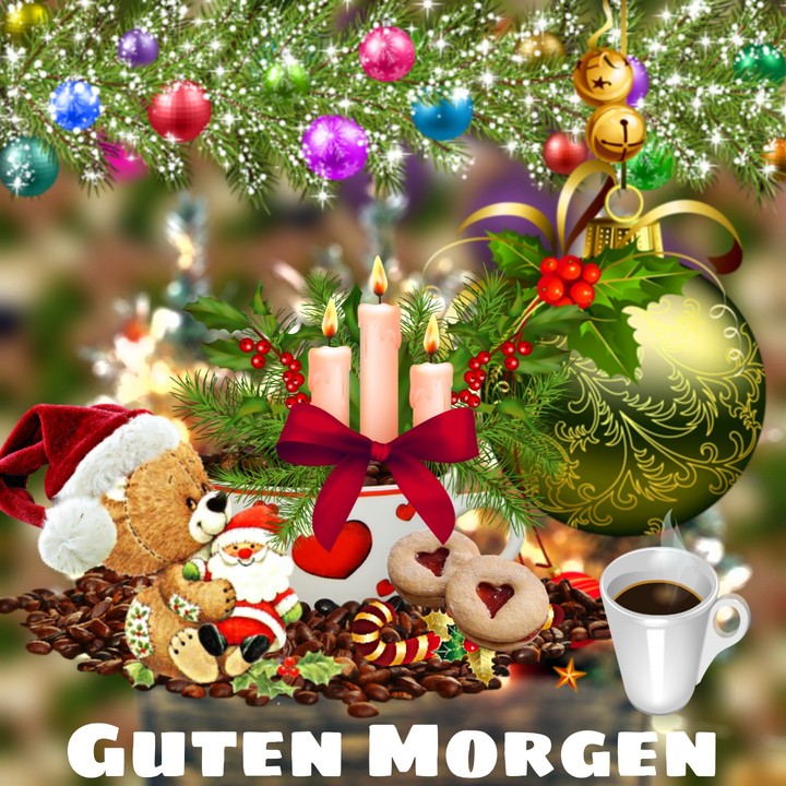 Guten Morgen, ich wünsche euch einen schönen Tag.