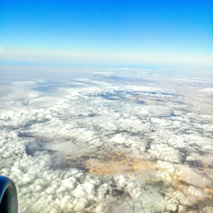 Above the clouds