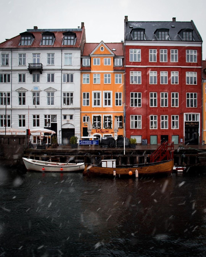 Snowing