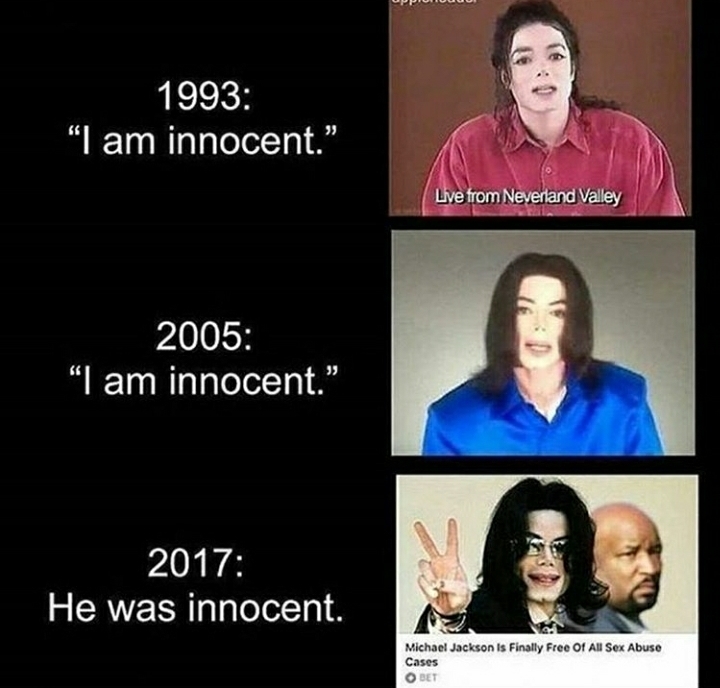 he will always be innocent