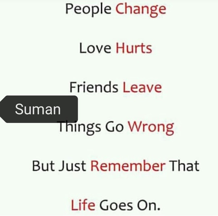 suman sayings of life