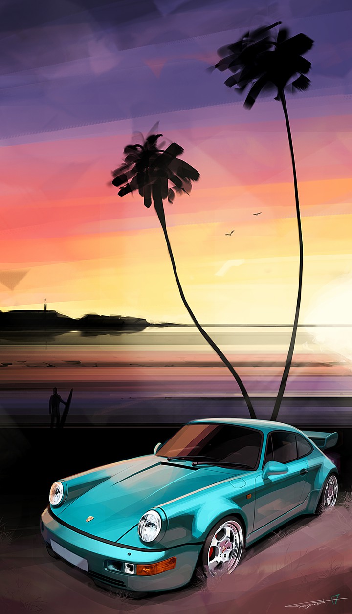 Porsche Illustration