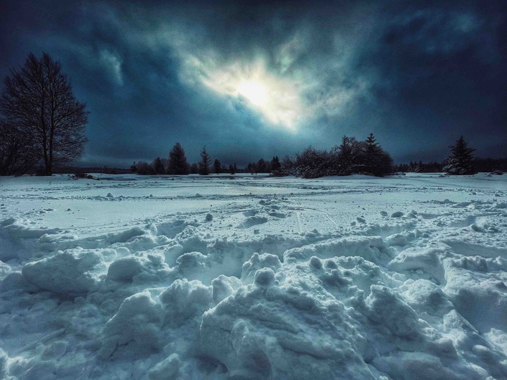 Sun and snow