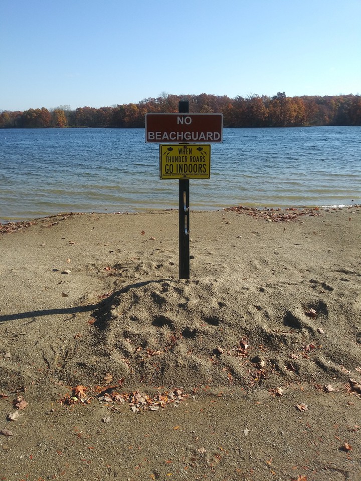 Beach Sign