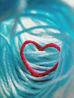 love, blue桌布