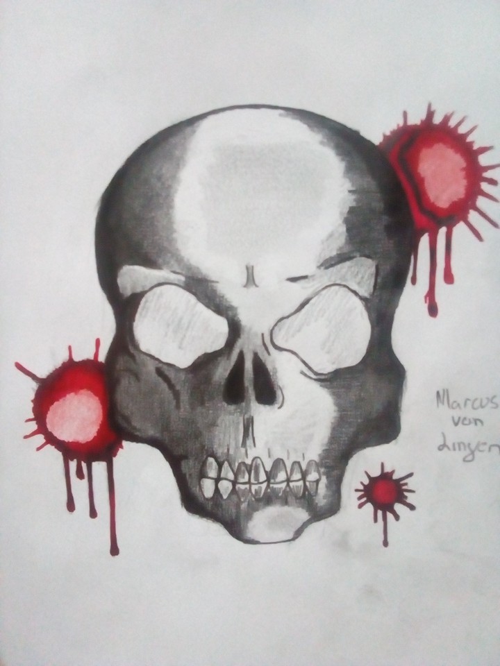 Blood skull