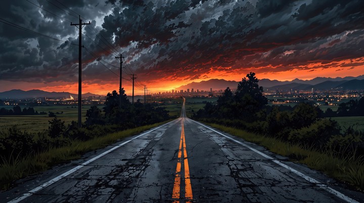 hình nền cloud, afterglow