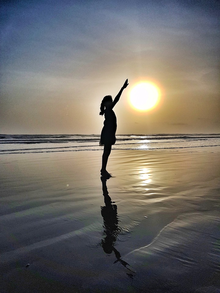 She was made of sunlight! 