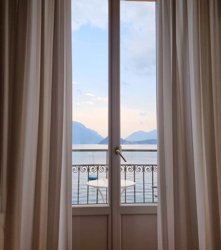Window at the lake