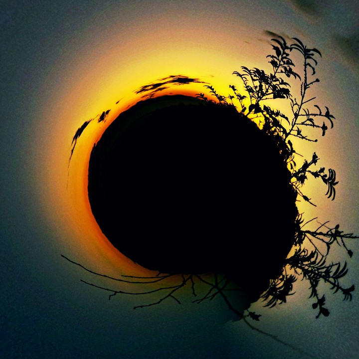sunset with a twist