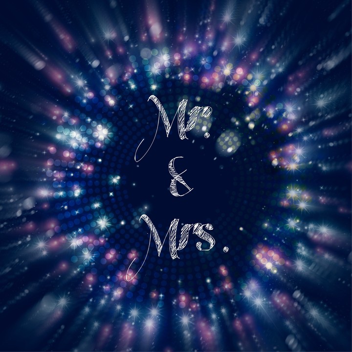 Mr. & Mrs. banner
