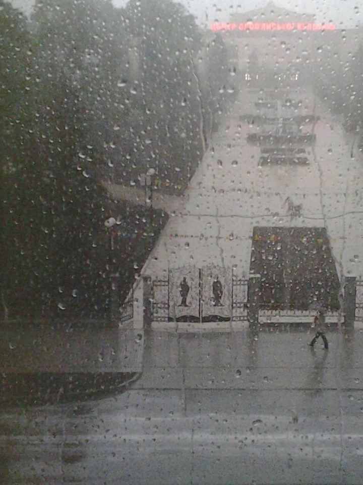 Raindrops on the window
