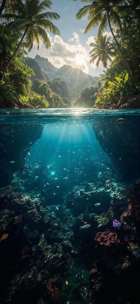 水下, tropics壁纸