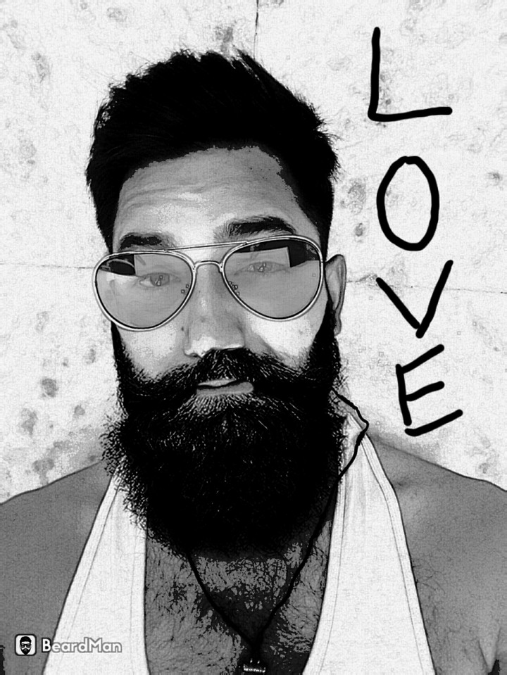beard man