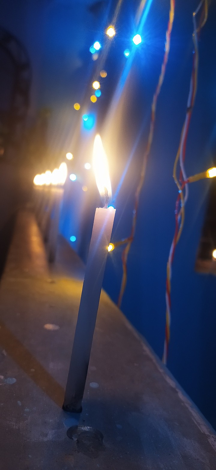 Candle lights bokeh