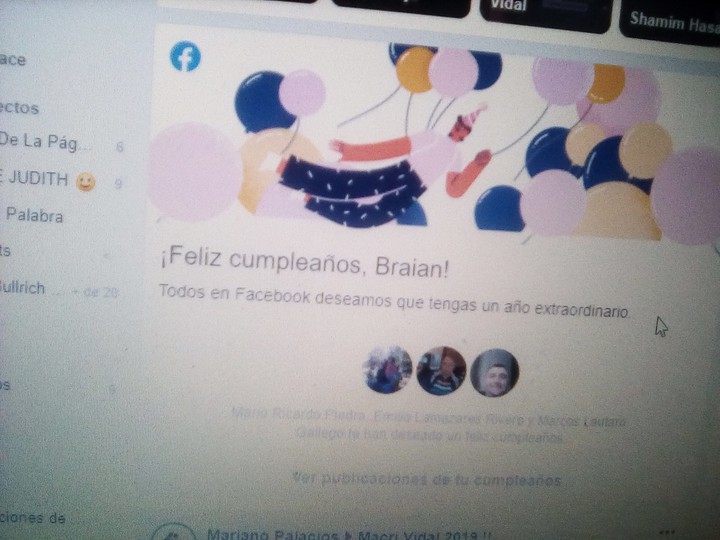 Facebook deseadome un muy feliz cumpleaños BRAIANLAMAZARES
