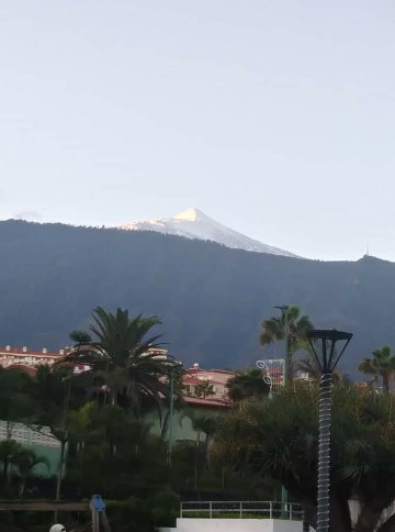 EL teide Blanco  nieve