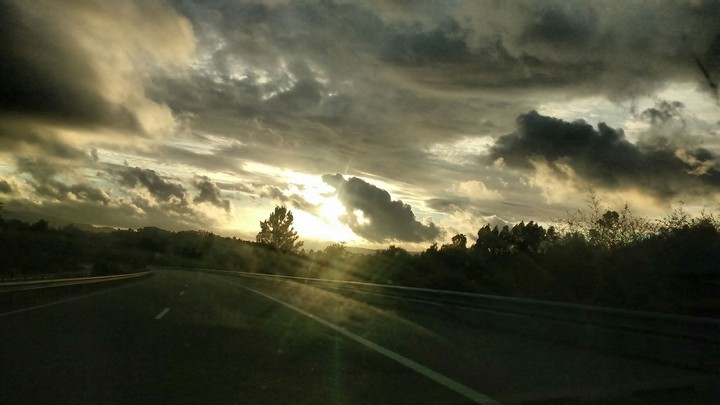 golden clouds