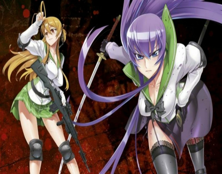 Anime---High School Of The Dead(школа мертвецов)