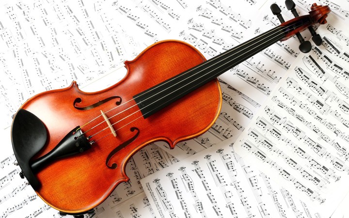 violon et partitions
