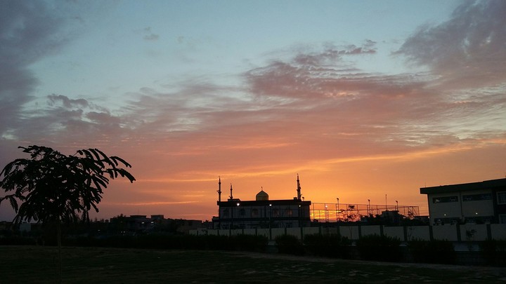 sunrise Bahasht masjed in kalar